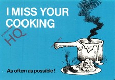 Picture Postcard> I Miss Your Cooking, As Often As Possible! [Me-2-U] MU16