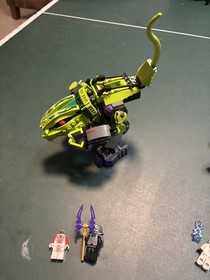 Retired LEGO NINJAGO Lot: Fangpyre Mech (9455) + Ice Dragon (2260) Sold as-is 