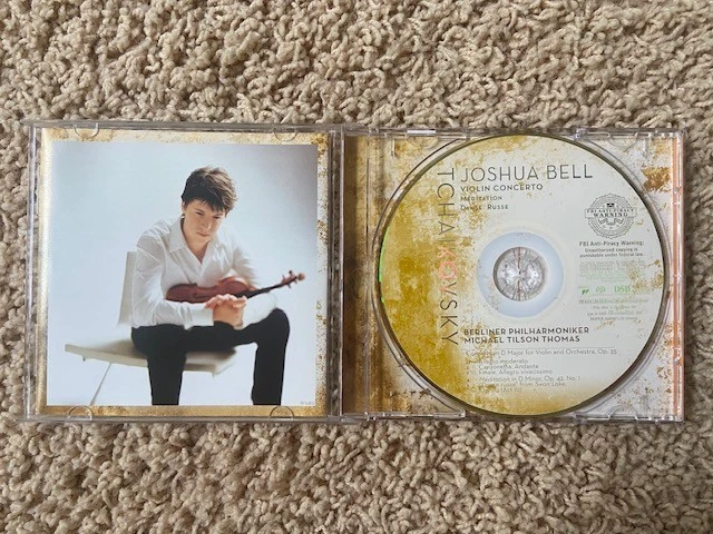 Joshua Bell - Tchaikovsky - Berliner Philharmoniker (Super Audio) SACD, Like New - Image 2 of 2