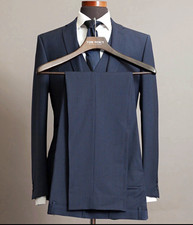 Tom Percy Navy Pinstripe 3 Piece Suit Regular EU 50 / UK 40" Chest
