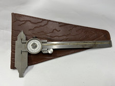 Vintage 1940s Helios Dial Vernier Caliper Germany Measuring Tool Machining Wood