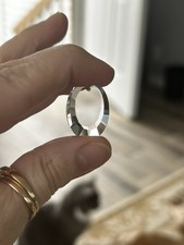 Vintage Swarovski 6120 Oval Pendant Crystal Clear 2pcs 