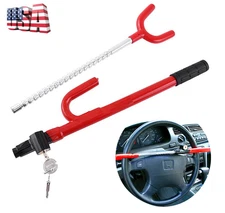 Steering Wheel Lock Anti Theft Security System Car Van Truck Suv Auto Universal