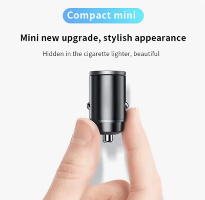 200W USB C Auto Ladegerät KFZ Netzteil Quick Charge 3.0 PD3.0 PPS Mini Adapter