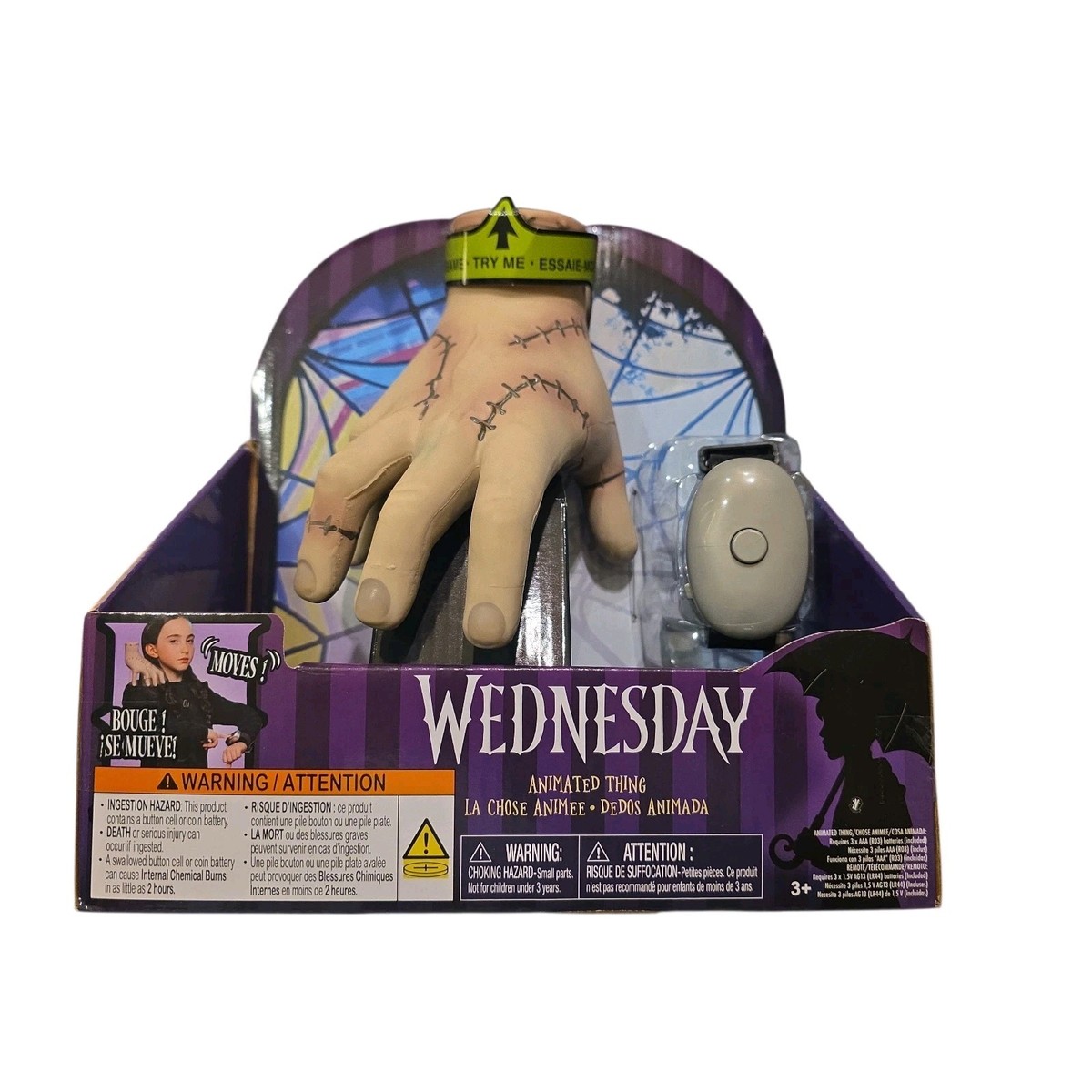 Wednesday Animated Thing Remote Control Hand Addam's Family Just