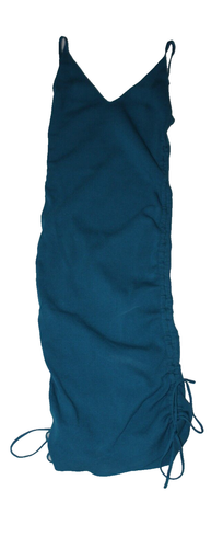 Princess Polly Bridie Mini Dress Blue Spaghetti Straps Adjustable Length NWT S M - Picture 9 of 10