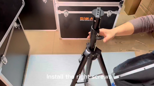 simar 20 inch Monitor Foldable Prompter Teleprompter include Tripod Stand - 第 1 支影片,共 1 支