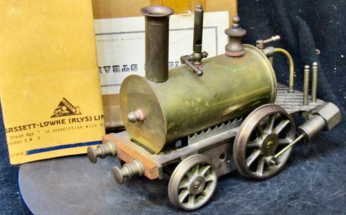 UNFIRED ! 1970s Bassett-Lowke Birmingham Dribbler Live Steam Locomotive # 1764