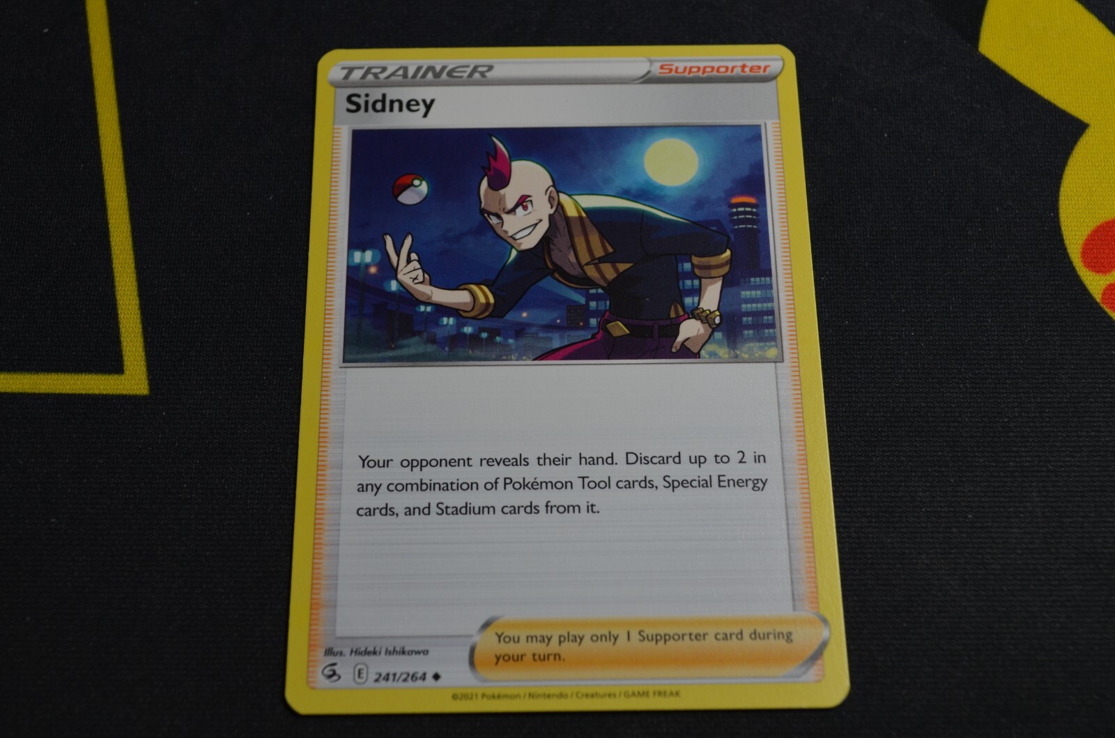 POKEMON FUSION STRIKE SIDNEY 241/264 NM/Mint PACK FRESH