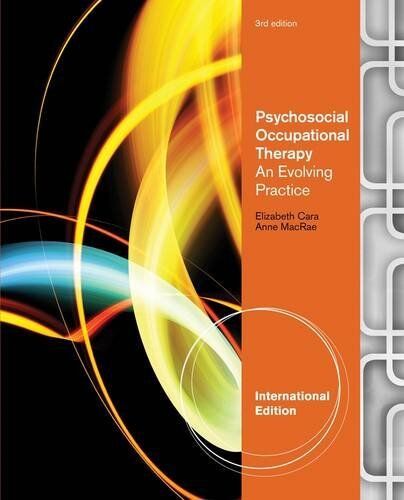 Psychosocial Occupational Therapy: An Evolving Practice - International Edition - Picture 1 of 6