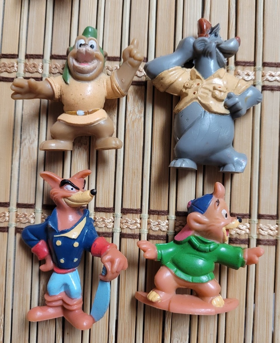 Kellogg's Disney Afternoon Figures Rescue Ducktales Talespin PVC