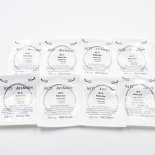 Lot de 10 fils orthodontiques dentaires Niti courbe inverse arc rectangulaire toutes tailles