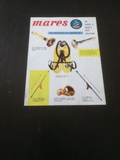 1960 MARES RAPALLO ACCESSORI SUBACQUEA TORCIA BOMBOLA PUBBLICITA EPOCA VINTAGE 