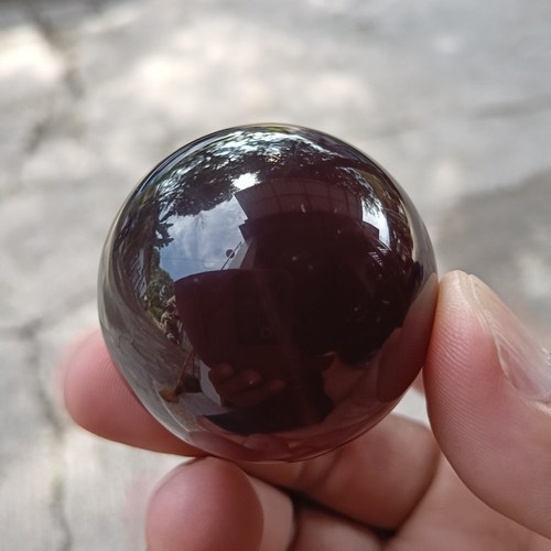 42 gr 42 mm Indonesia Sumatra Amber Sphere Polished Rough Raw Stone Gemstone cp6 - Picture 9 of 13