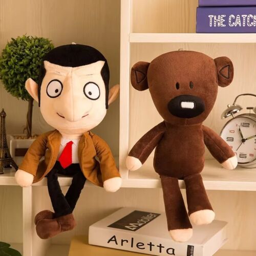30CM Movie Mr Bean+Teddy Bear Soft Doll Stuffed Animal Plush Toy Kids Gift Hot - Picture 2 of 8