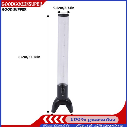 Dispensador Torre Cerveza con Grifo de Acero Inoxidable y Tubo de Hielo Individual 3L/100oZ - Imagen 3 de 8