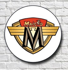 MAICO 2FT GROSSES GARAGENSCHILD PLAKETTE MOTORRAD TRIALS DIRTBIKE MOTORRAD GS 400