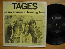 TAGES In My Dreams / Leaving Here 45 7" single 1966 Sweden VG+/EX-