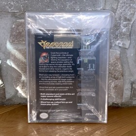 New Cybernoid NES Factory Sealed H-Seam VGA 80+ Silver Graded Nintendo Game