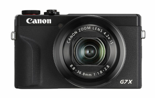 Canon PowerShot G7 X Mark III 20.1MP 4.2x Optical Zoom Digital Camera-Black 3637C001