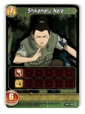 2002 Bandai Boruto Naruto Next Generation Card Game #NB01-08-B Shikamaru Nara