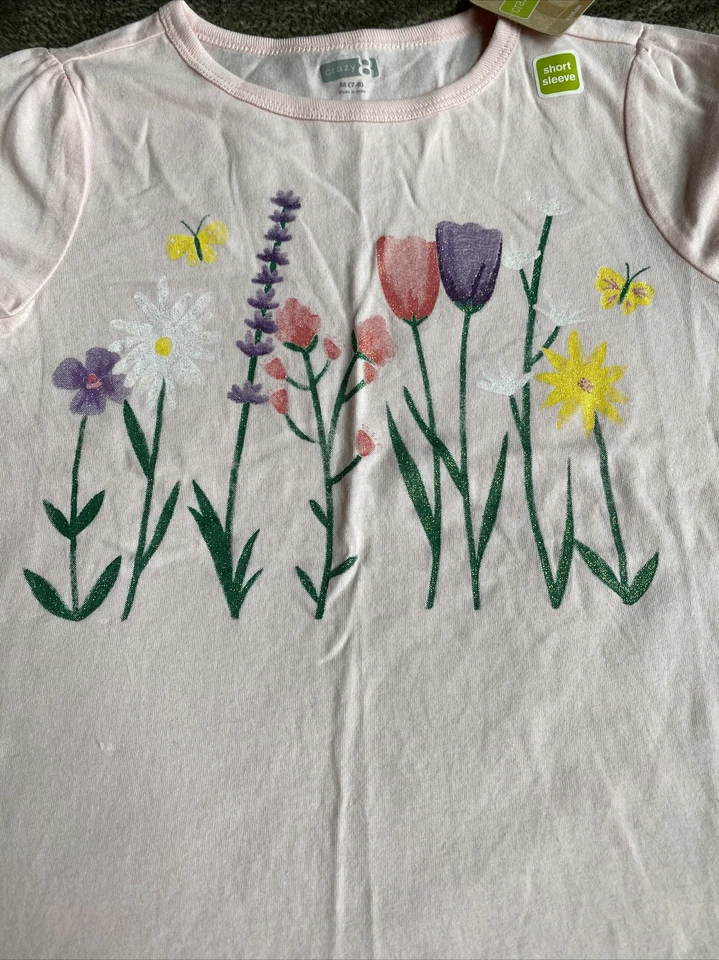 crazy 8 flower top 7-8 - Image 2 of 3