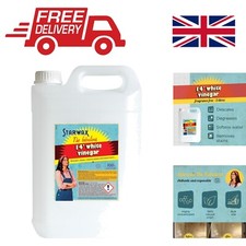 14% Household White Vinegar - Natural Stain Remover & Eco-Friendly Cleaner 5L 5.40 per litre