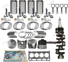 V2203 Engine Crankshaft/Rods/Overhaul Rebuild Kit For Kubota Bobcat 753 763 773