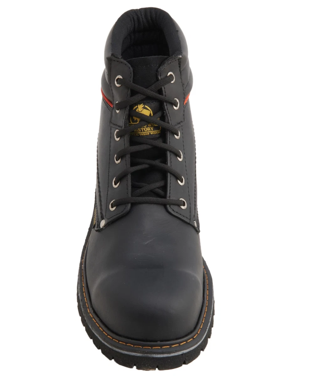Buffalo leather work boots deals