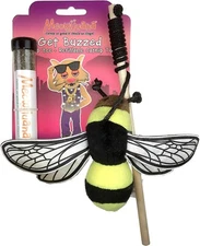 Meowijuana Organic Catnip 8" Refill Bee Get Buzzed Teaser Cat Toy American Grown