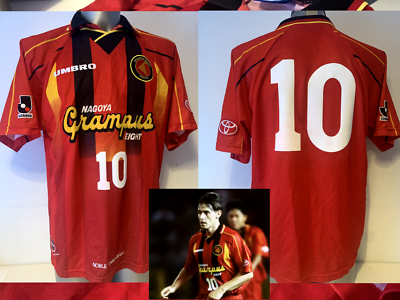Nagoya Grampus Eight Stojkovic Large Shirt Jersey Football Nagoya Grampus Eight Stojkovic Large Shirt Jersey Football