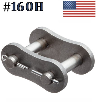 #160H Roller Chain Connecting / Master Link Pack of 2 Same Day Priority Shipping