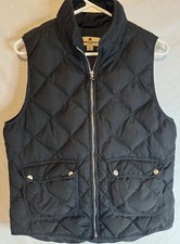 Woolrich Women  s Vest Size Medium Quilted Puffer Sleeveless Duck Down Feathers