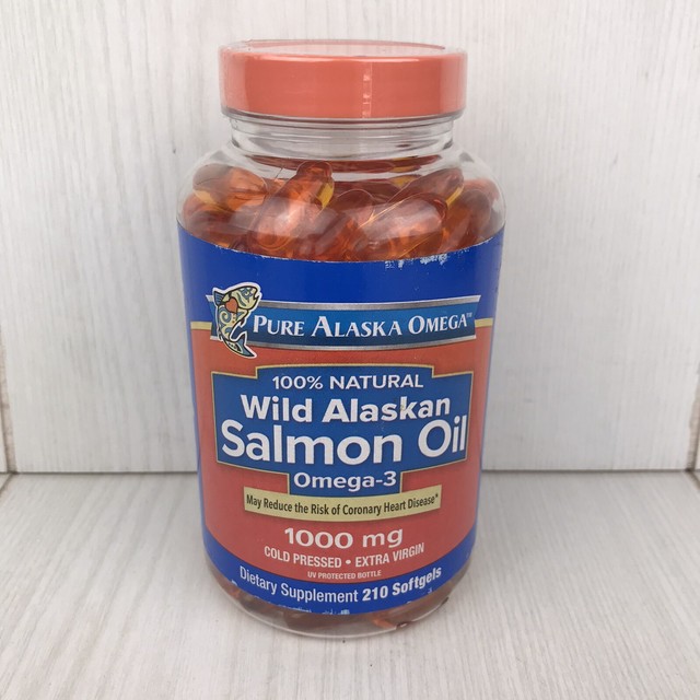 Pure Alaska 1000mg Omega3 Wild Alaskan Salmon Oil Softgels 210