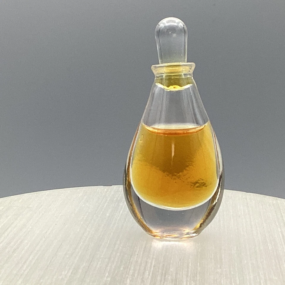 De Colección Halston Pure Perfume Miniatura 1/8oz Parcial Elsa Peretti Botella Viaje Foto 4 de 4