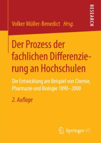 Thumbnail - Der Prozess Der Fachlichen Differenzierung An Hochschulen Die
