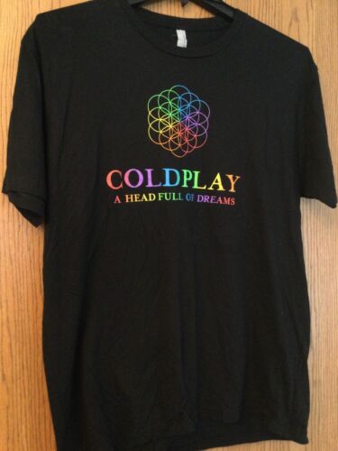 NWOT Coldplay A Head Full of Dreams Tour 2017 Graphic T-Shirt Women's Sz S