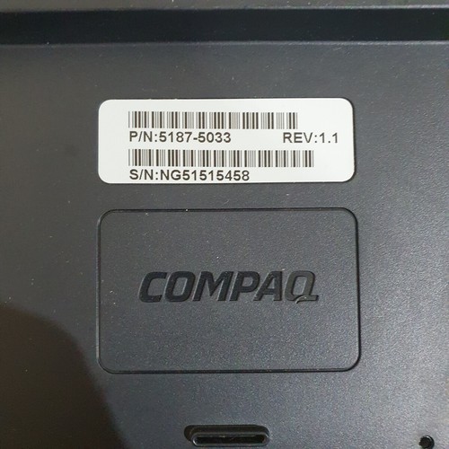 Compaq RT7H00 Silver & Black PS/2 104-Keys QWERTY (Standard) Multimedia Keyboard - Picture 9 of 10