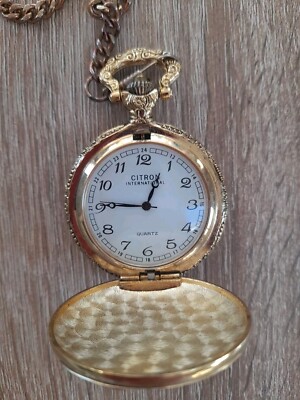 Citron International Quartz Pocket Watch