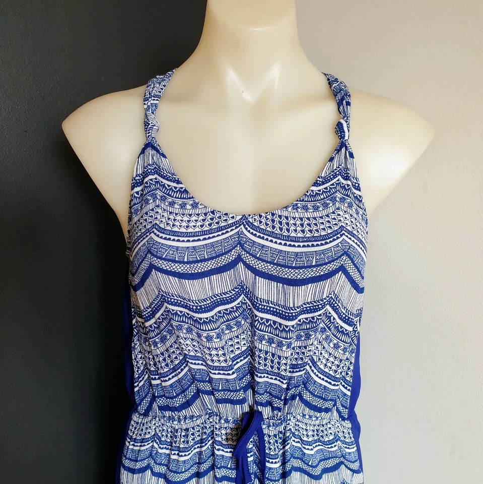 Talla 8 para mujer 'WISH' Impresionante vestido maxi marina azul y blanco - COMO NUEVO  Foto 2 de 4