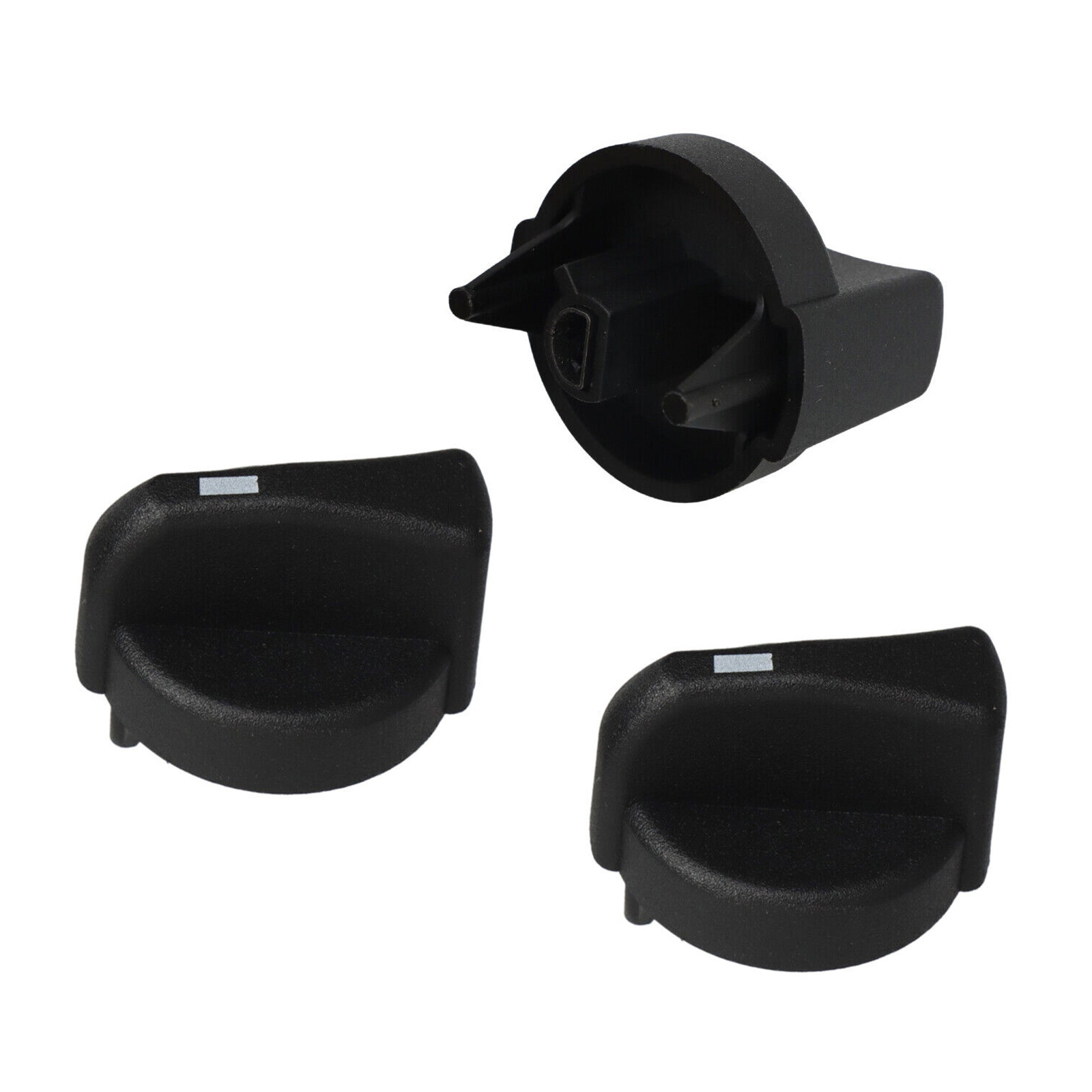 3Pcs AC Heater Control Knobs Accessories Kits For Peterbilt Models 1987-2011