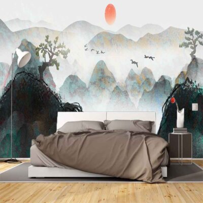 Certain Gap Ambiguous 3D Blockout Photo Print Curtain Fabric Curtains Window