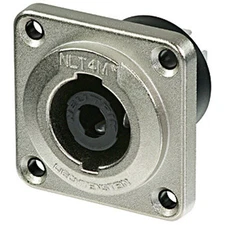 Neutrik NLT4MP Speakon STX 4P Male Chassis Connector Metal