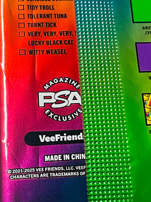 PSAマガジンsuper stickers 【witty weasel】/99 PSAマガジンsuper stickers 【witty weasel】/99 Vee Friends