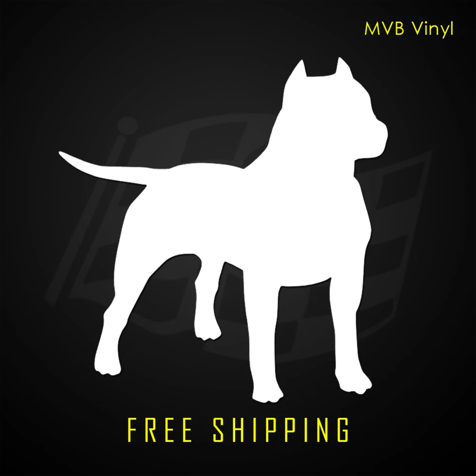 Pit Bull Vinyl Decal Sticker | Dog Breed Car Truck Window 423 - Image 2 of 4