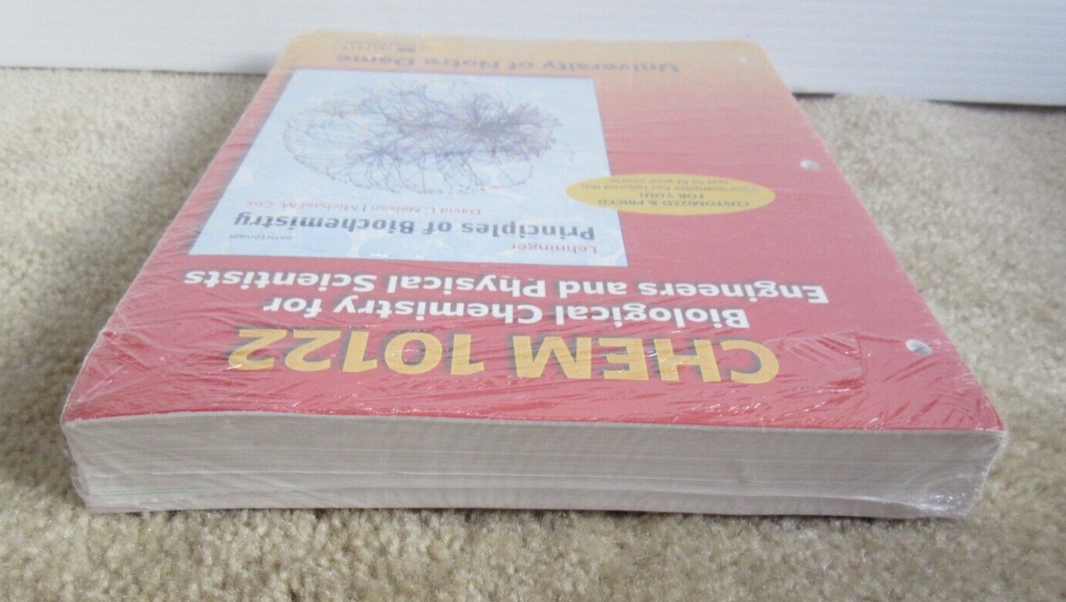Lehninger Principles of Biochemistry Sixth Edition Loose Leaf