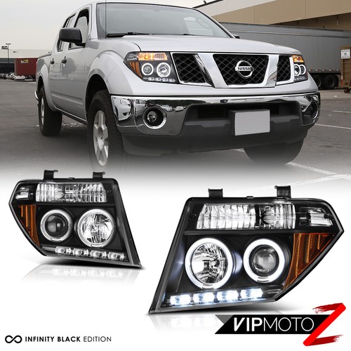 Halo Ring LED DRL Projector Headlight 