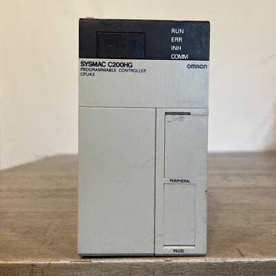 OMRON PLC C200HG-CPU43 C200HGCPU43  (USED VERY CLEAN ) OR NOS