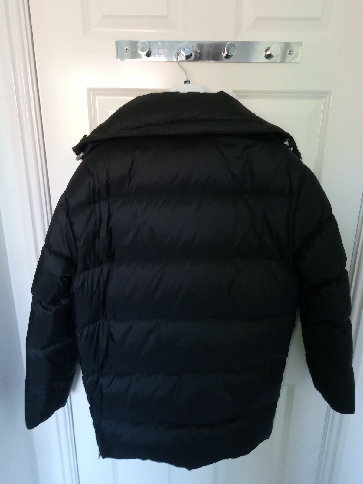 Michael Kors Black Real Down Jacket Coat Men's UK Medium RRP £1500 image 2