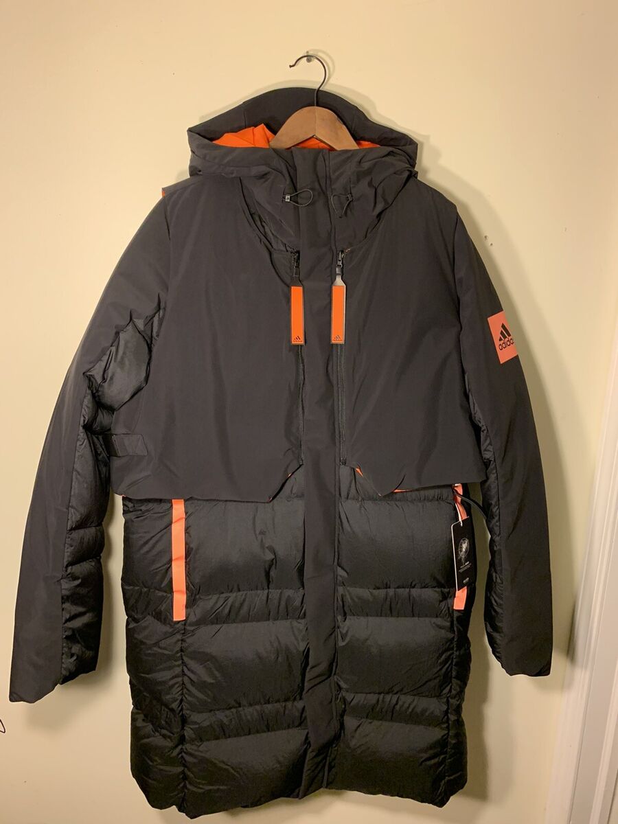 Adidas Myshelter Cold.RDY Parka Orange/black Men's Size Adidas Myshelter Cold.RDY Parka Orange/black Men's Size